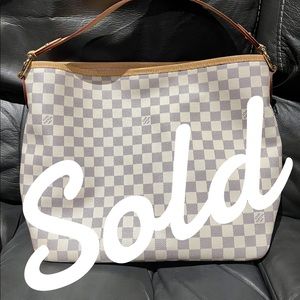 Louis Vuitton Delightful MM Damier Azur